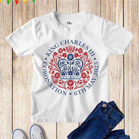 Personalised King Charles III Coronation 2023 T-Shirt