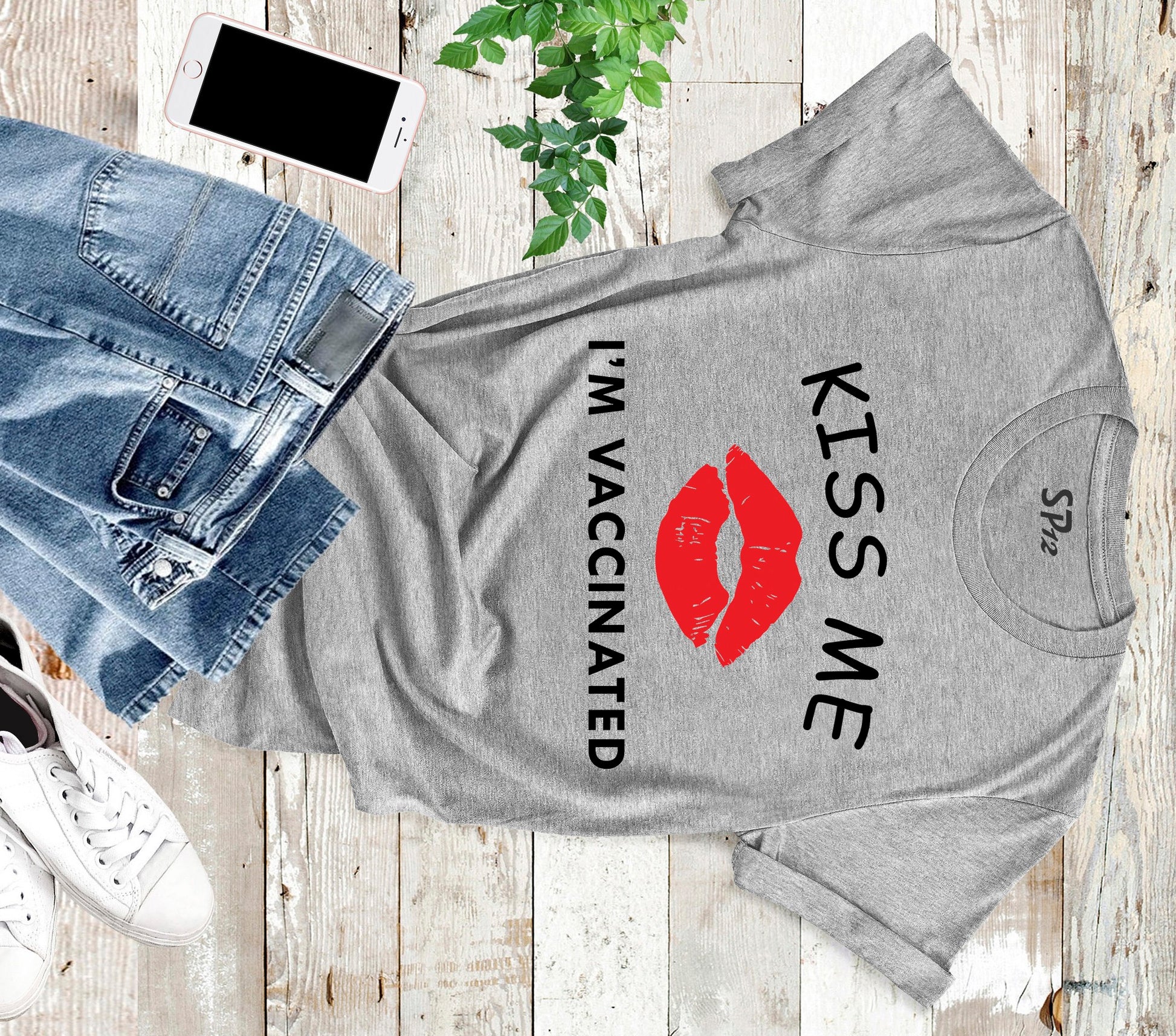 Kiss Me I Am Vaccinated T Shirt