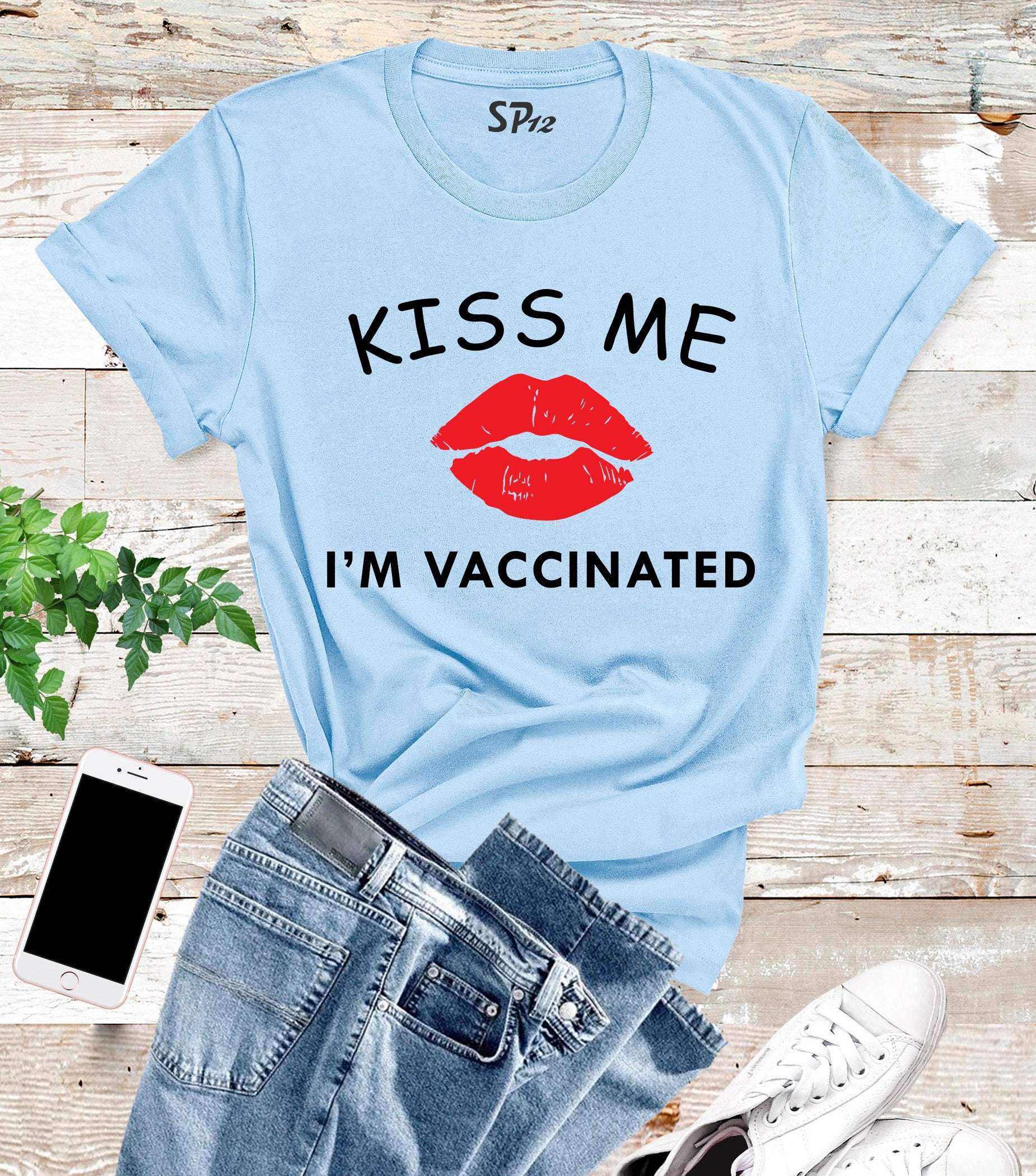 Kiss Me I Am Vaccinated T Shirt