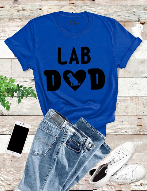 Lab Dog Dad T Shirt