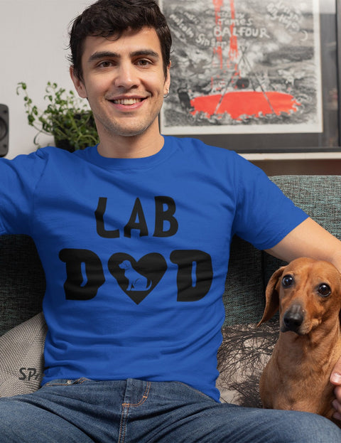 Lab Dog Dad T Shirt