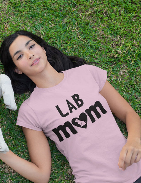 Lab Dog Mom T Shirt