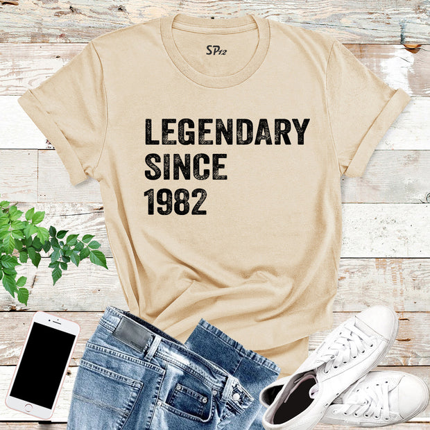 Legendary Since 1982 Birthday Shirt