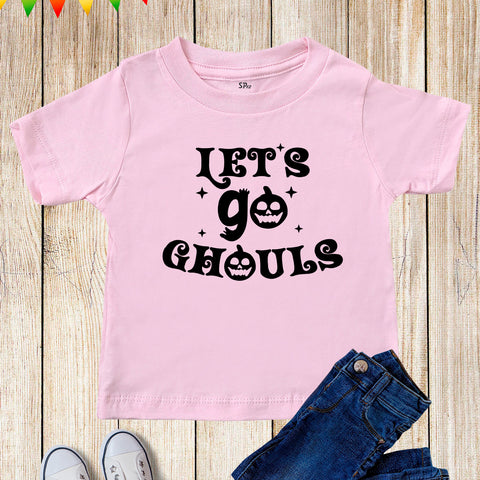Let's Go Ghouls Kids Halloween T-Shirts