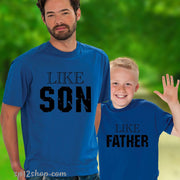 Daddy  Father Dad Son Matching T shirt Like Father Like Son