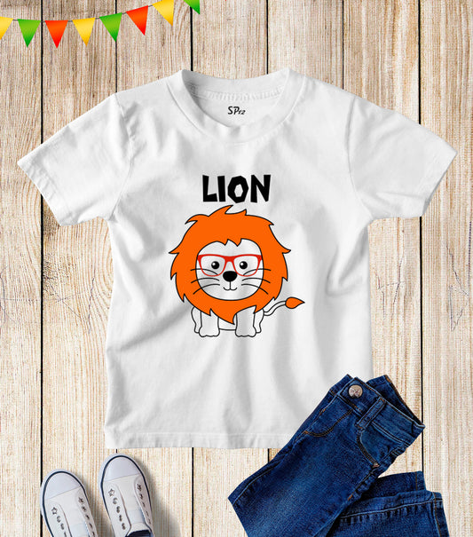 Lion Funny Dubbing Kids T Shirt