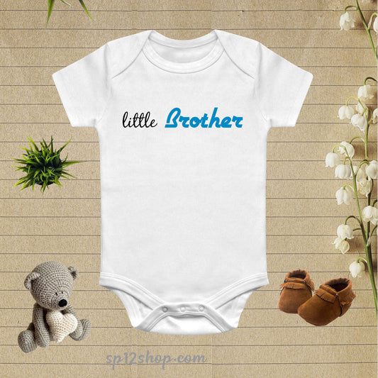 Little Brother Funny Slogan Baby Bodysuit Onesie