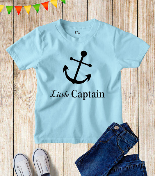 Little captain graphic Kids T Shirt