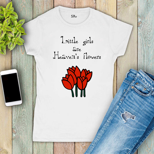 Little Flowers Girls Women T Shirt