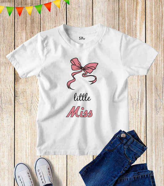 Little Miss Kids T Shirt Gift tee