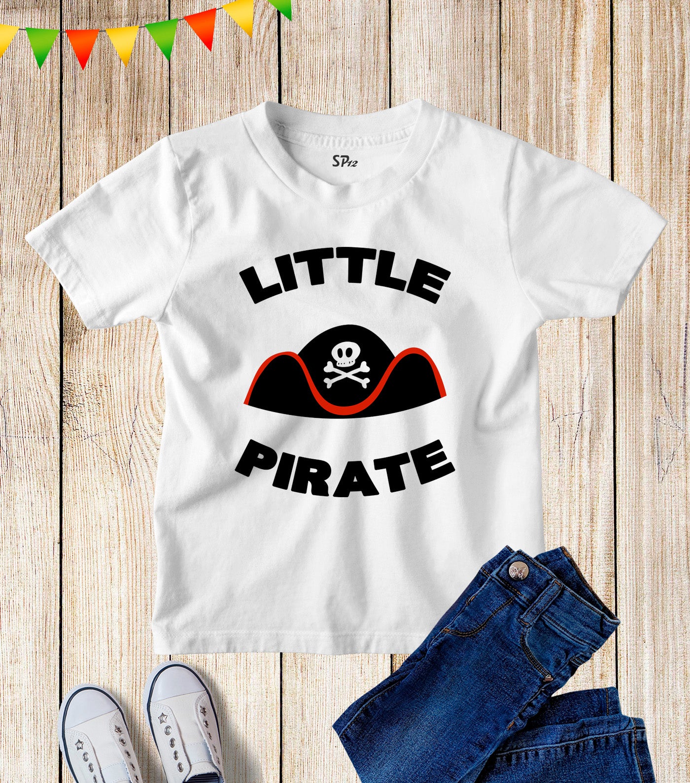 Little Pirate Funny Kids Gift t Shirt