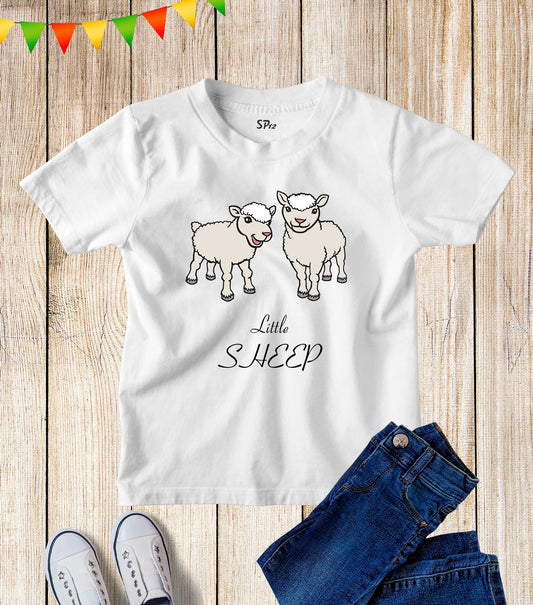 Little Sheep Graphic Kids t Shirt