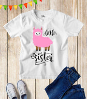Little Sister Llama Tree T Shirt