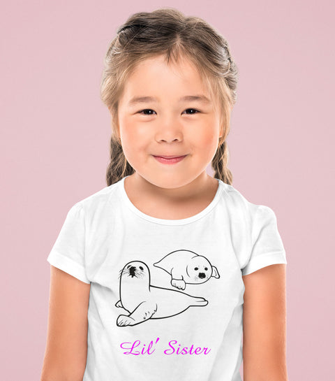 Little Sister Seals T Shirt