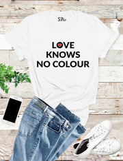 Love Knows No Color Awareness T Shirt
