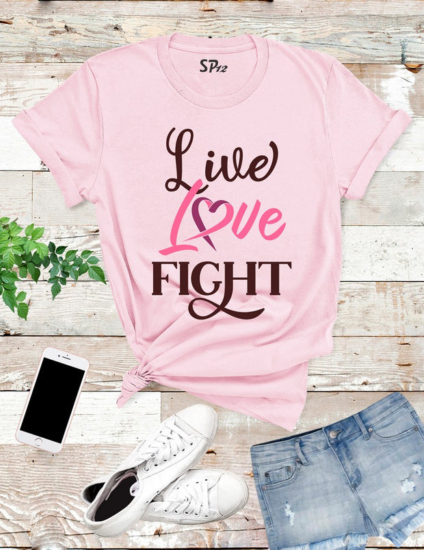 Love Live Fight Breast Cancer T Shirt