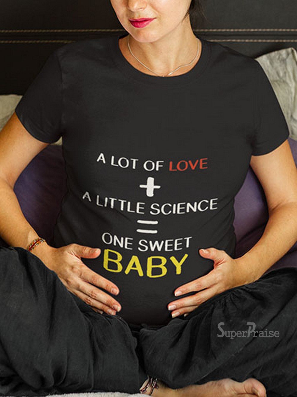 Love Science One Sweet baby Maternity T Shirts