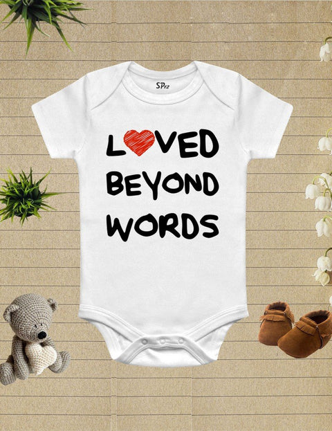 Loved Beyond Words Baby Bodysuit