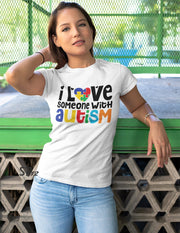 Loving Someone With Autism T Shirt
