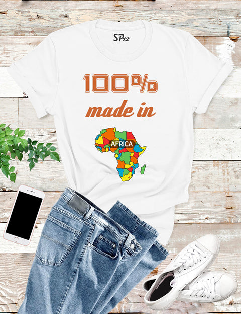 Africa Map Proud African T Shirt