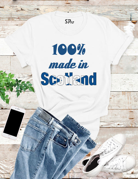 Made In Scotland Flag Scottish Patriot T Shirt