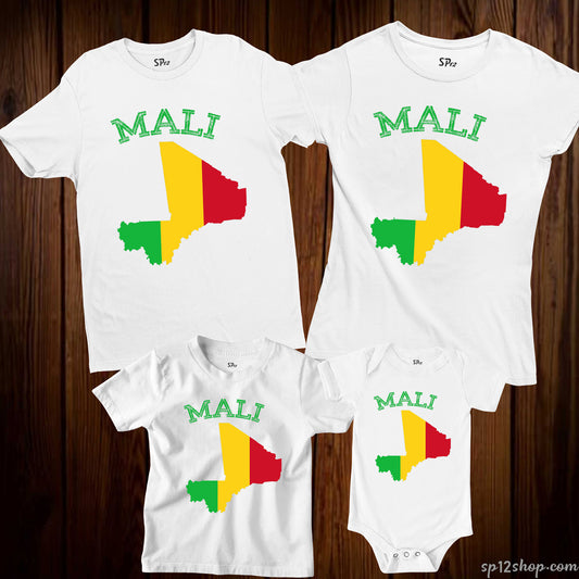 Mali Flag T Shirt Olympics FIFA World Cup Country Flag Tee Shirt