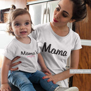 Mama And Mama's Mini Mum Son Mother Daughter Funny T shirts