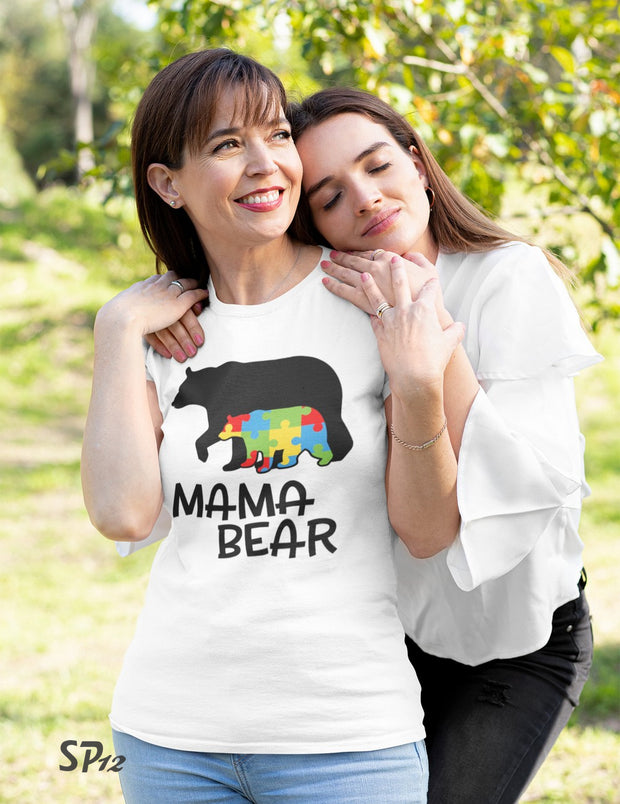 Mama Bear Autism T Shirt