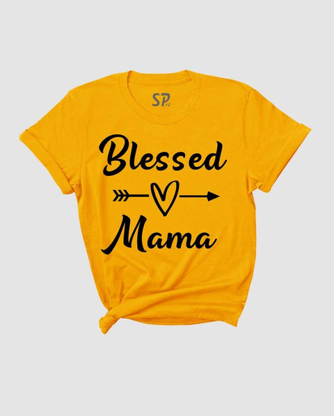 Mama T Shirt Blessed Mama tshirt Mom T-shirt Mothers Day Tee