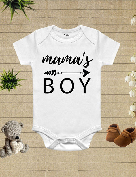 Mama's Boy Baby Bodysuit