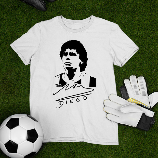 Maradona T Shirt Sports The Golden Boy Football Legend T-Shirt