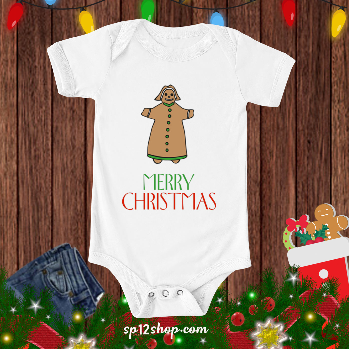 Merry Christmas Ginegers Mama Friends Gift Bodysuit