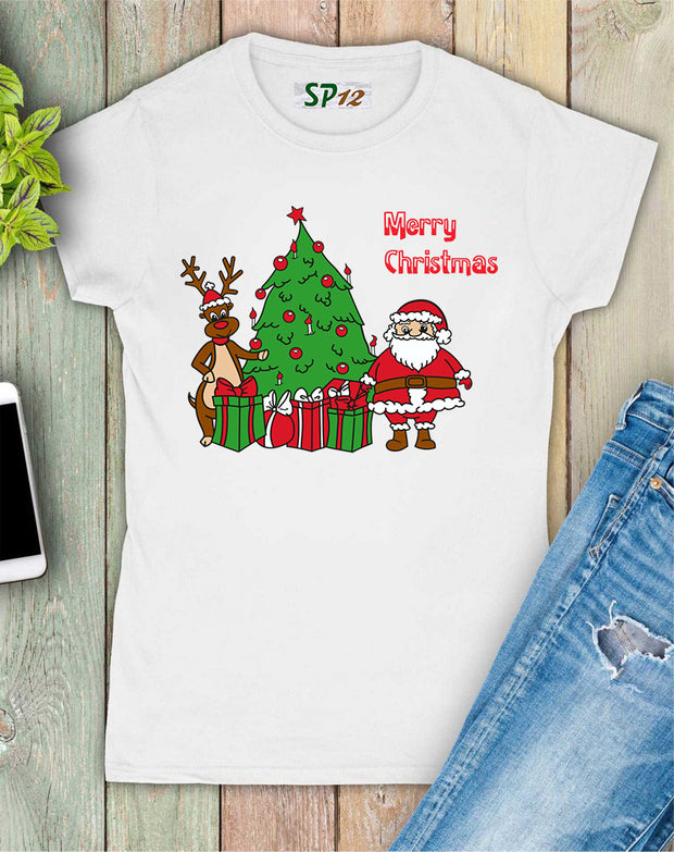 Merry Christmas Graphic Women T Shirt