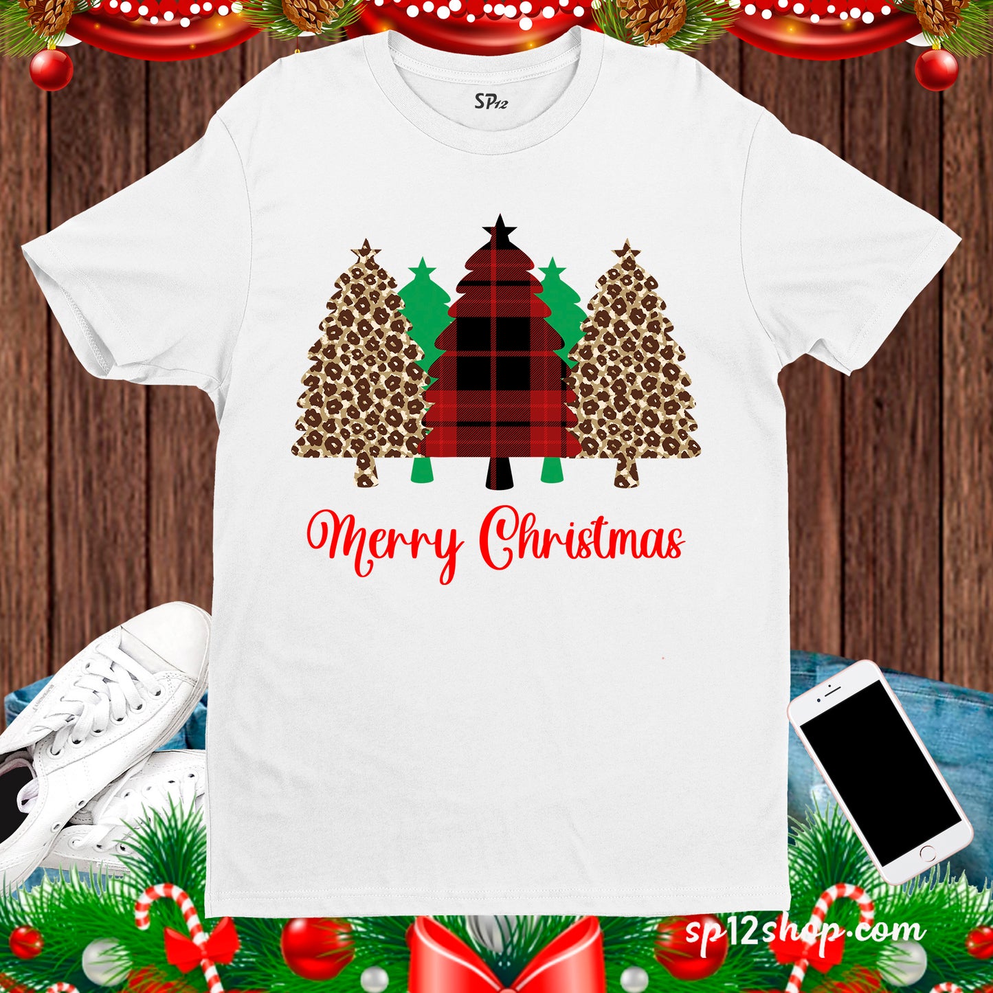 Merry Christmas Tree T Shirt