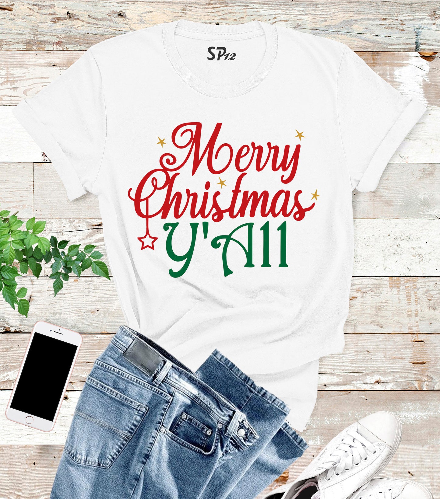 Merry Christmas Y'All T Shirt