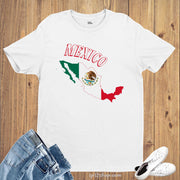 Mexico Flag T Shirt Olympics FIFA World Cup Country Flag Tee Shirt
