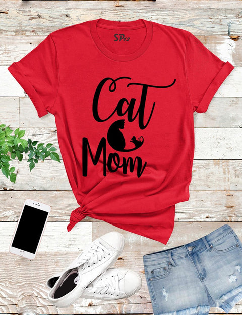 Mom Cat T Shirt