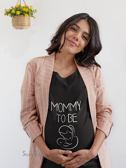Mommy To Be Baby Announcement Maternity T Shirt