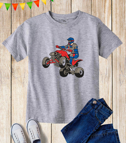 Kids Motorcycle T Shirt Bike Cycle Stunt Race