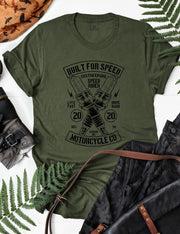 Motorcycles Built For Speed T Shirt