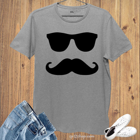 Moustache Funny T Shirt