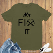 Mr Fix IT Handy Man DIY Tools T shirt