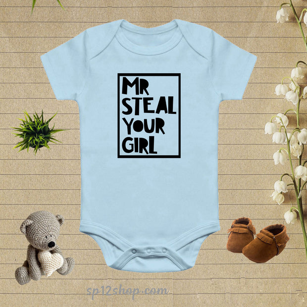 Mr Steal Your Girl Baby Bodysuit