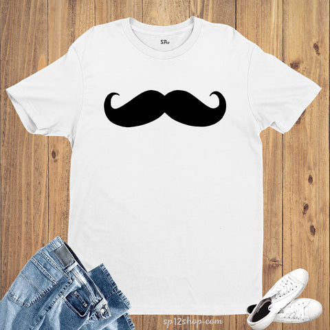 Mustache Beard Graphic t Shirt