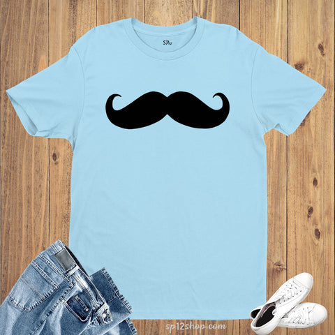 Mustache Beard Graphic t Shirt