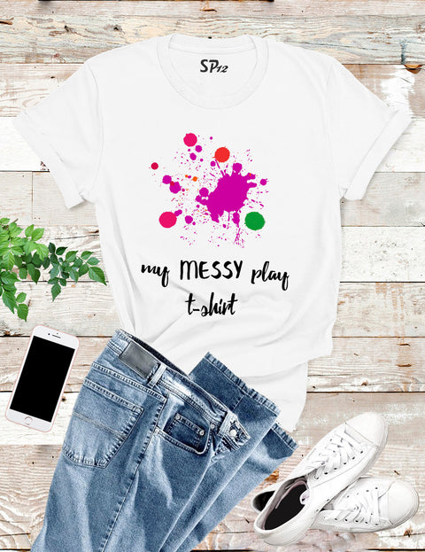 My Messy Play T shirt Paint Work DIY T-shirt