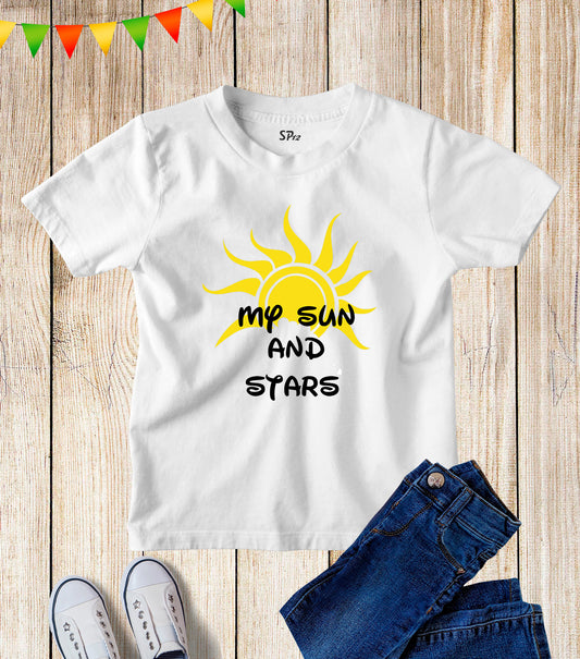 My Sun And Stars Kids T Shirt