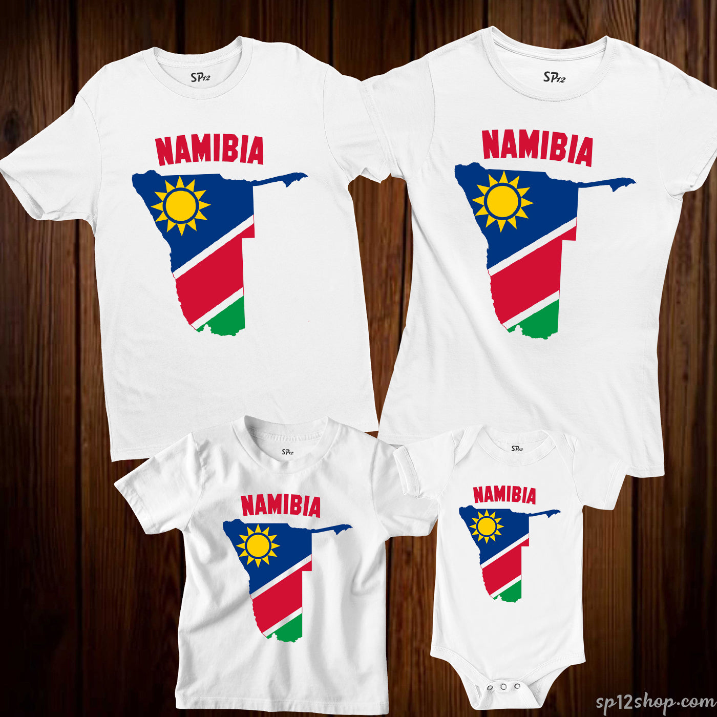 Namibia Flag T Shirt Olympics FIFA World Cup Country Flag Tee Shirt