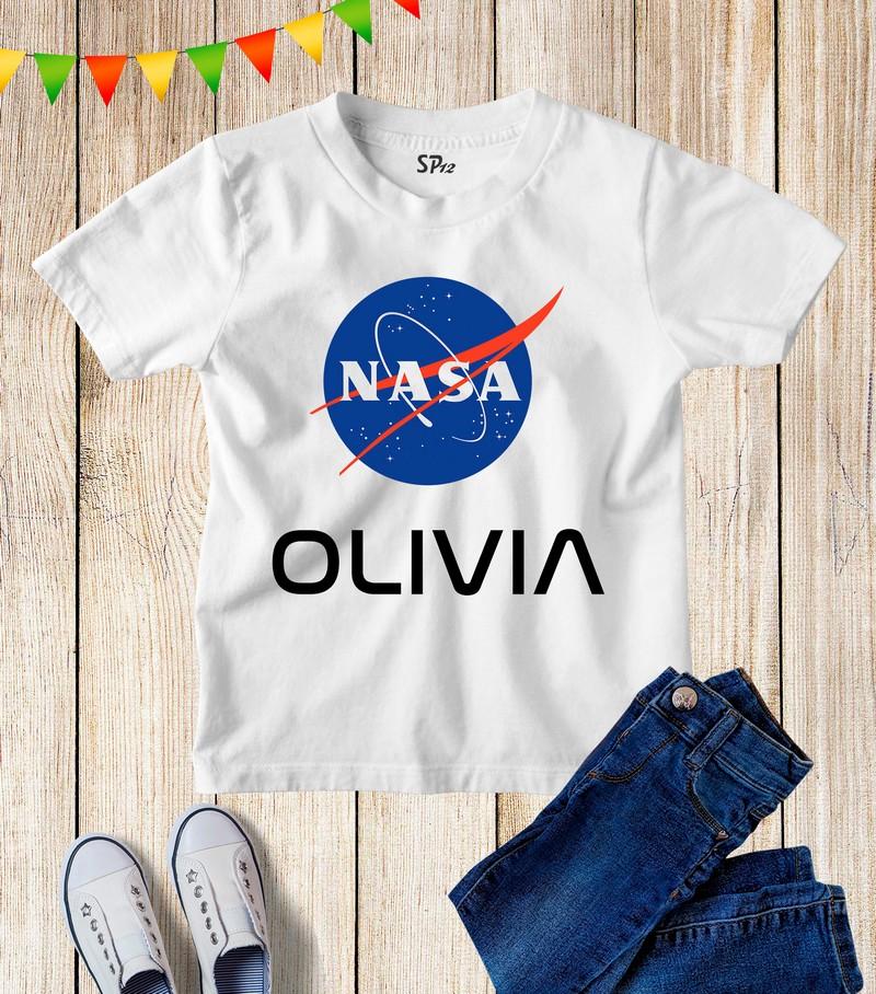 Nasa Personalized Kids T Shirt