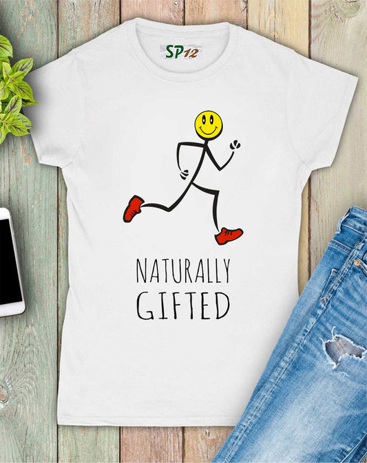 Naturally Gifted Fitness Women Running T Shirts